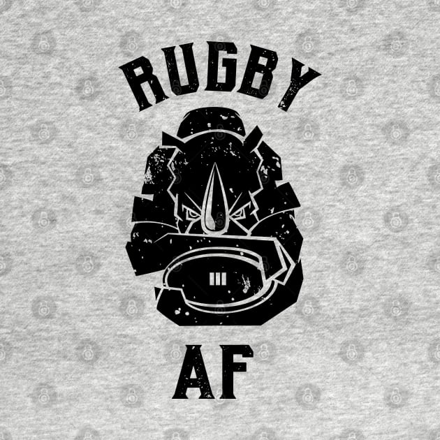 Rugby AF Rhino mascot by atomguy